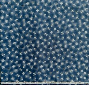 Snowflakes Quilt Fabric Moda Hand Stitched Holiday Schmitz Cotton Winter Sew BTY